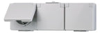Jung 623W AP/WG SCHUKO Dreifach Steckdose verdrahtet waagerecht WG600