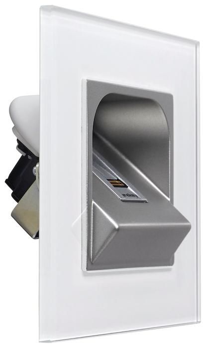 ekey 101779 Montagerahmen FS UP GL WE Glas weiß