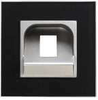 ekey 101780 Montagerahmen FS UP GL AN Glas anthrazit