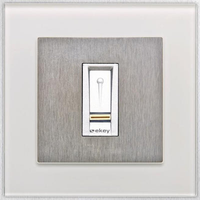 ekey 101702 Rahmen UP GL WE Rahmen FS UP Glas weiß IP44