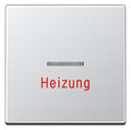Jung A590HAL Wippe Heizung Notschalter m.Lichtleiter Serie A aluminium