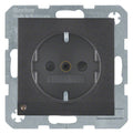 Berker 41091606 Steckdose SCHUKO+LED B.3/B.7 anthrazit matt