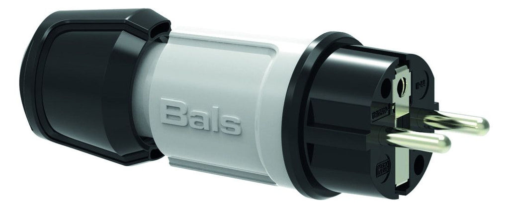 Bals 7371 Schuko-Stecker 16A 3p IP44 grau belg./franz.