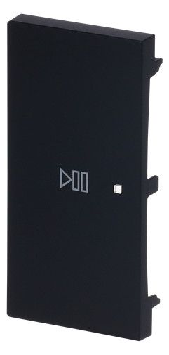 BJ 6237-21-45M Wippe 2-fach links Symbol "Play/Pause"