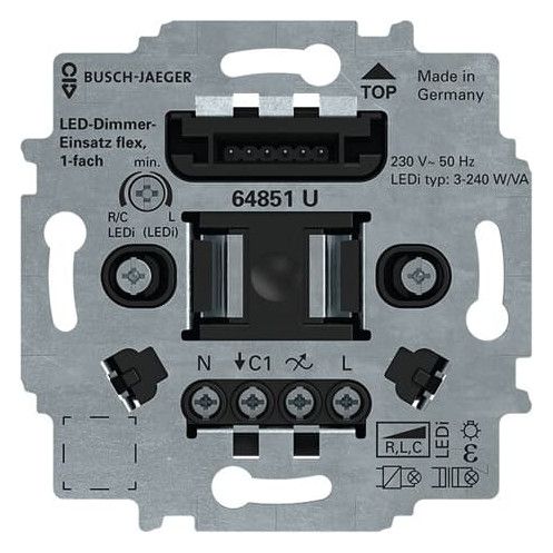 BJ 64851 U LED-Tastdimmer-Einsatz flex