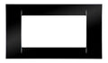 GEWISS GW22114 Abdeckrahmen System Virna 4M Tonerschwarz