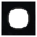 Berker 10112616 Rahmen 1fach flach R.8 Glas schwarz