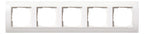 GIRA 0215327 Abdeckrahmen 5fach Zwischen rahmen RW gl. Event Reinweiß seidenmatt