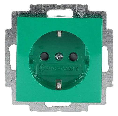 BJ 20 EUCB-13-914 SCHUKO Steckdose Bs grün Busch-balance SI