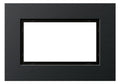 GIRA 1001126 Abdeckrahmen 1,5fach Esprit Aluminium Schwarz (eloxiert)