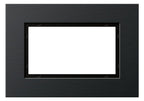 GIRA 1001126 Abdeckrahmen 1,5fach Esprit Aluminium Schwarz (eloxiert)