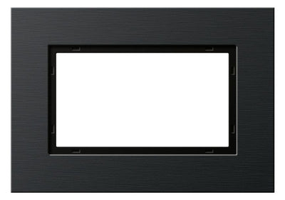 GIRA 1001126 Abdeckrahmen 1,5fach Esprit Aluminium Schwarz (eloxiert)
