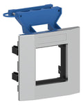 GGK 4686 Adapterrahmen 1-fach AR-1V-9006 frontrastend Säule 80mm Alu