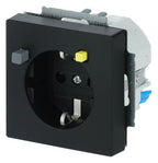 BJ 3120 EUCB-885 FI-SCHUKOMAT SCHUKO Steckdosen-Einsatz schwarz matt future