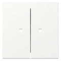 GIRA 363127 Wippe 2fach Kontrollfenster System 55 Reinweiß seidenmatt