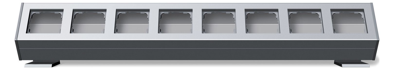 GIRA 119826 Profil 8fach Befestigungs- winkel Profil 55 Aluminium