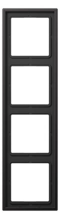 Jung AL2984D Rahmen 4fach LS/FD-design Aluminium dark