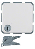 Berker 476309 Steckdose SCHUKO+Klappd. u.Schloss wg Up IP44 polarweiß glänzend