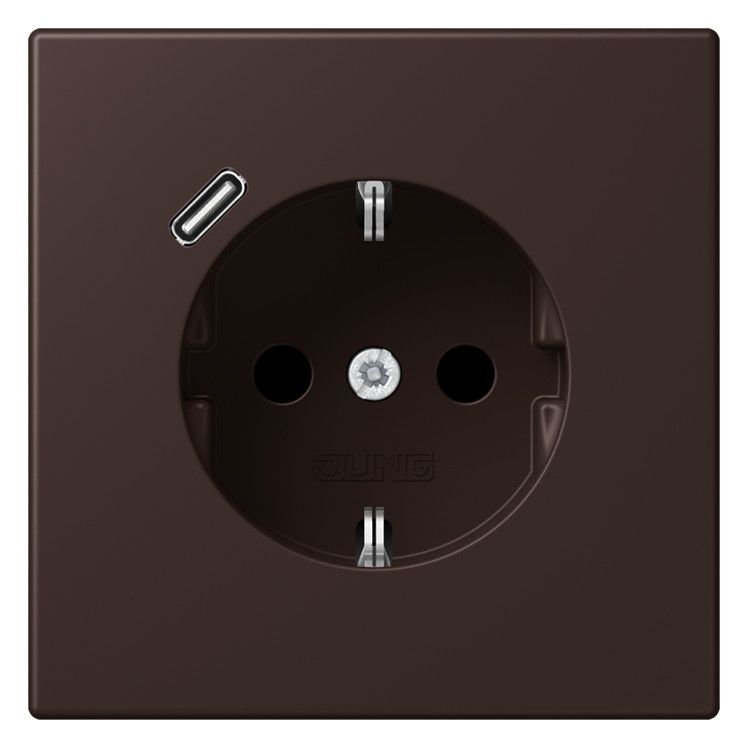 Jung LC1520-18C252 SCHUKO-Steckd.m.USB Typ C LC4320J