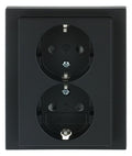 BJ 202 EUJB-885 SCHUKO® Doppelsteckdose volle Abdeckung EBS