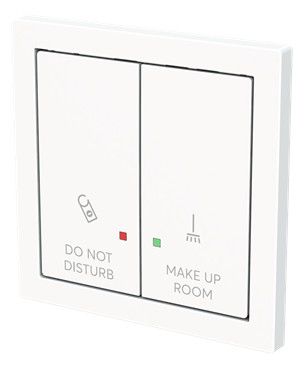BJ 2058-24-44G Wippe 2-fach m.Bedruckung "DND/MUR"