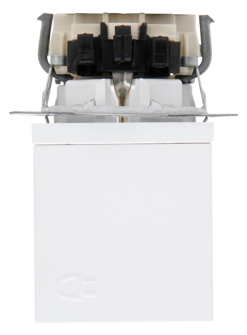 Kopp 940132087 ATHENIS Schuko Steckdose Klappd.erh.Ber.schutz arktisweiß matt