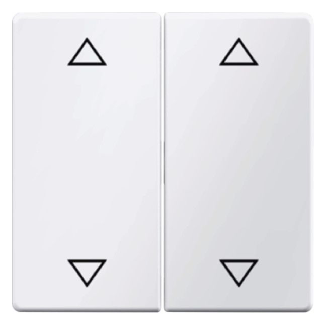 Berker 16446089 Wippe m.Aufdruck Symbol Pfeile Q.1/Q.3 polarweiß samt