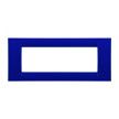 GEWISS GW22176 Abdeckrahmen System Virna 6M Jazz Blau