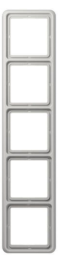 Jung CD585WULG Rahmen 5fach bruchsicher lichtgrau