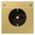Jung ME1520KINAC SCHUKO Steckdose Schriftf. erh.Ber. LS Messing classic