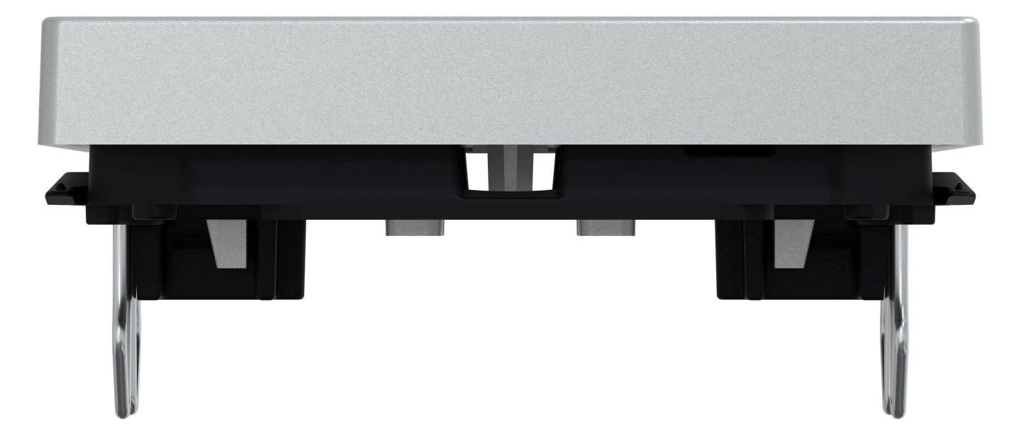 Mert 431760 Wippe m.Kontrollfenster+ Aufdr. Steckdose aluminium System M