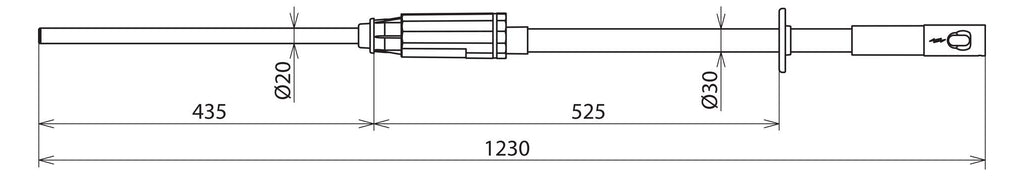 Dehn 767720 PHE320S Spannungsprüfer PHEIII 20kV 50Hz Kat. S