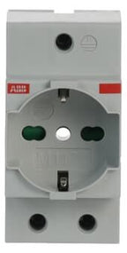 ABB M1170 SCHUKO Italien P11/P17 lichtgrau, RAL 1173 2CSM210000R0701