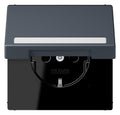 Jung LC1520BFNAKL262 SCHUKO-Steckd.KI m. Klappdeckel m.S