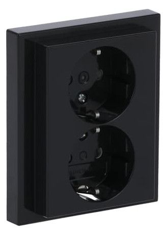 BJ 202 EUJB-81 SCHUKO® Doppelsteckdose volle Abdeckung EBS
