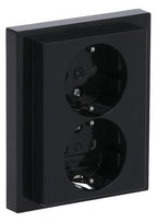 BJ 202 EUJB-81 SCHUKO® Doppelsteckdose volle Abdeckung EBS