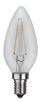 S&H 38325 LED Kerzenform Filament 35x98mm E14 220-240V 2,3W 270Lm 4000K
