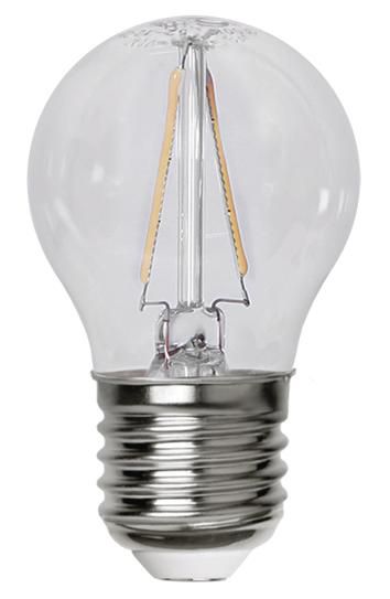 S&H 38329 LED-Tropfenform Filament 45x76mm E27 235V 2,3W 270Lm 4000K 360°