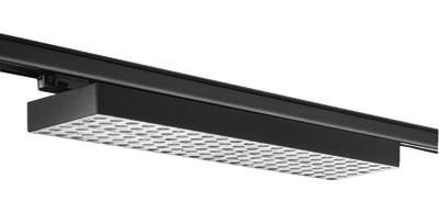 S&H 90373 LED Anbauleuchte 580x190x40mm schwarz 52W 7600Lm 4000K 90°