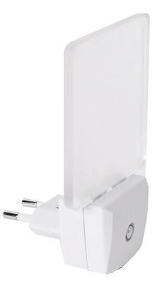 S&H 90900 LED-Nachtlicht f.Steckdose 0,5W kaltweiß m.Dämmerungssensor