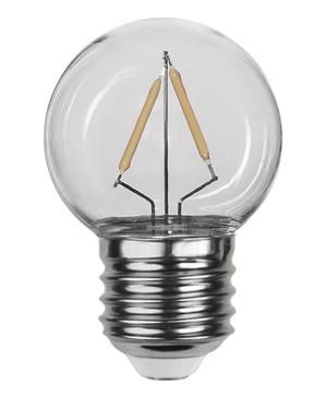 S&H 31289 LED Tropfenform Filament 45x68mm E27 1,3W 130Lm 2700K klar