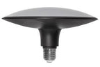 S&H 31296 LED Tellerform 190x110mm E27 220-240V 25W 1875Lm 3000K schwarz