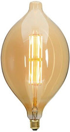 S&H 31491 LED Ellipsenform Filament 180x334mm E27 10W/920 650Lm 2000K amber