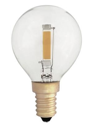 S&H 32904 LED-Tropfenform Filament 45x70mm E14 1W 140Lm 2700K 300° klar
