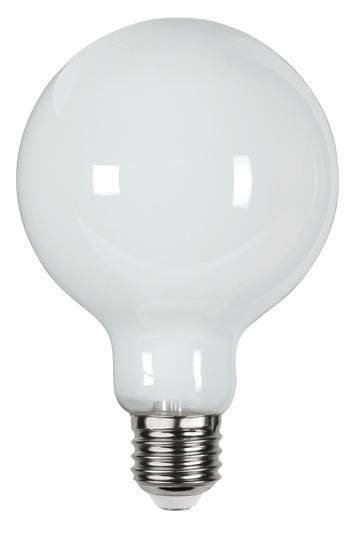S&H 38339 LED-Globeform Filament 95x138mm E27 5W 400Lm 2700K 360° opal
