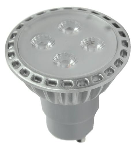 S&H 34488 LED Reflampe PAR16 4SMD 50x55,5mm GU10 5,5W amber 220Lm 30°