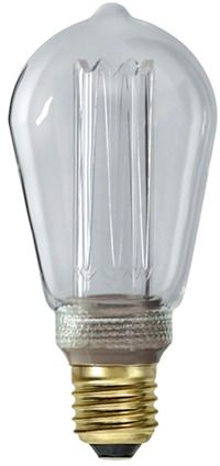 S&H 35247 LED Rustikaform Filament-Optik 64x145mm E27 220-240VAC 2,5W/820 90Lm