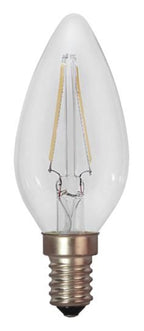S&H 35505 LED Kerzenform Filament 35x95mm E14 220-240VAC 2W/821 120Lm