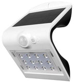 S&H 88965 LED-Solar-Wandleuchte 145x96x79mm 220Lm 3000K >80° IP65