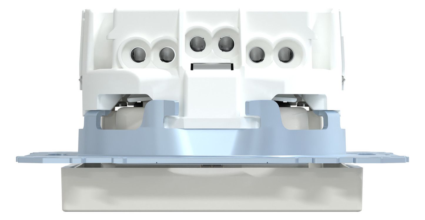 Mert MEG 2350-0319 SCHUKO-Steckdose+Kz Computer BRS StK polarweiß gl.Sys.M